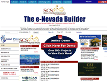 Tablet Screenshot of e-nevadabuilder.com